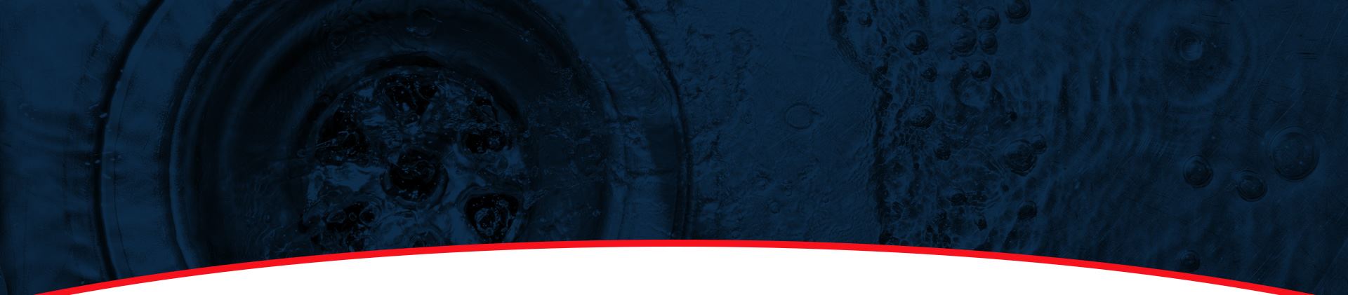 drain cleaning filter with a blue overlay